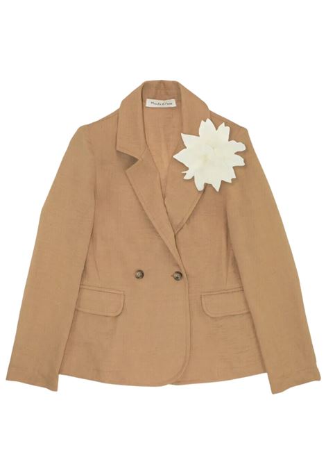Girls' cotton blend jacket Manila Grace | 242JMJS25/SUBEIGE